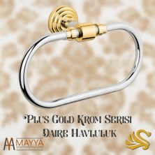 Saray Banyo Plus Gold Krom Daire Havluluk