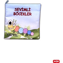 Tox Sevimli Böcekler Kumaş Sessiz Kitap