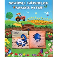 Tox Sevimli Böcekler Kumaş Sessiz Kitap