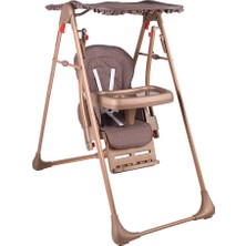 Mamma Flamingo Gold Salıncak Bebek Salıncağı - Kahverengi