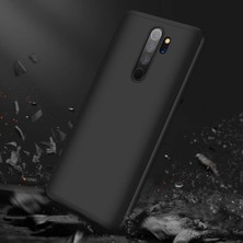 Case 4U Xiaomi Redmi Note 8 Pro Kılıf 3 Parçalı Tam Koruma Sert Mika Ays Kapak Altın