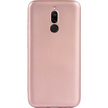 Case 4U Xiaomi Redmi 8 Kılıf Klasik Mat Renkli Yumuşak Premier Silikon Rose Gold