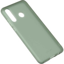 Case 4U Huawei P30 Lite Kılıf Mat Silikon Arka Kapak Odos Koyu Yeşil