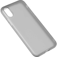 Case 4U Apple iPhone XS Max Kılıf Mat Silikon Arka Kapak Odos Siyah