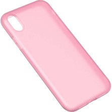 Case 4U Apple iPhone XR Kılıf Mat Silikon Arka Kapak Odos Rose Gold