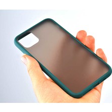 Case 4U Apple iPhone 11 Pro Max Kılıf Mat Yüzey Defence Silikon Fri Arka Kapak Lacivert