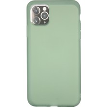 Case 4U Apple iPhone 11 Pro Kılıf Mat Silikon Arka Kapak Odos Yeşil