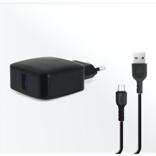 Subzero Micro USB  Hızlı Şarj Aleti SG19/SG41 - Siyah