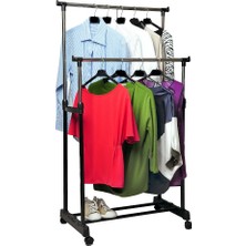 Mynila Tekerlekli Elbise Askısı