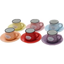 Pakiş 8030 Renkli Kahve Seti