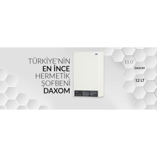 Daxom Plus Ukdax 11 Lt Hermetik Şofben Doğalgazlı