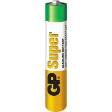 GP 2'li Super Alkalin 25A İncenin İncesi Pil  LR61-AAAA (GP25A-U2)