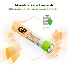 GP 2'li Super Alkalin 25A İncenin İncesi Pil  LR61-AAAA (GP25A-U2)