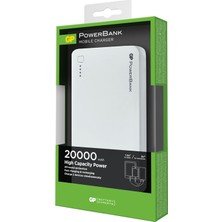 GP 3C20A 20000 mAh Portable Powerbank(GP3C20AWE-2B1)