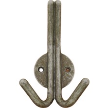 Azm Metax Yay Büyük Askı Antik Gümüş Vestiyer Dolap Kapı