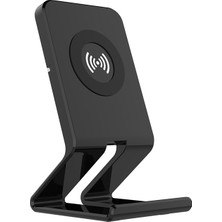 Ally Qi Wireless Kablosuz Şarj Stand AL-26286 Siyah