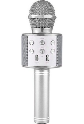 Wster Ws-858 Wireles Karaoke Mikrofon Bluetooth Hoparlör