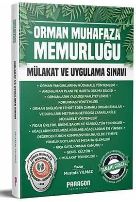 Paragon Yayınları 2020 Orman Muhafaza Memurluğu Mülakat ve Uygulama Sınavı Kitabı