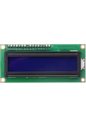 Robot Diyarı I2C Modüllü Mavi LCD(2X16)
