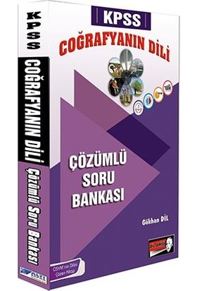 Altı Şapka Yayınları 2019 KPSS Coğrafyanın Dili Çözümlü Soru Bankası
