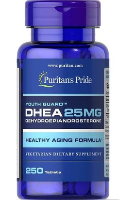 Puritan's Pride Dhea 25 Mg 250 Tablet