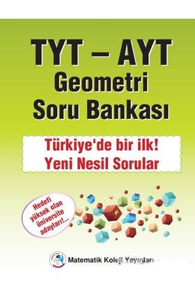 Matematik Koleji Yayınları TYT - AYT Geometri Soru Bankası
