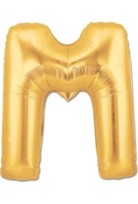 Bursapazarı 32'' 70 cm Folyo Harf Balon Gold M