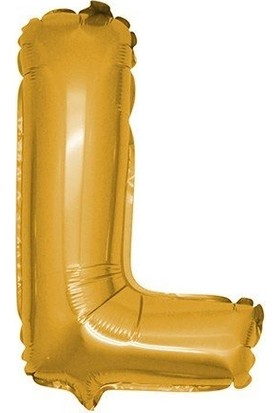 Bursapazarı 40'' 100 cm Folyo Harf Balon Gold L