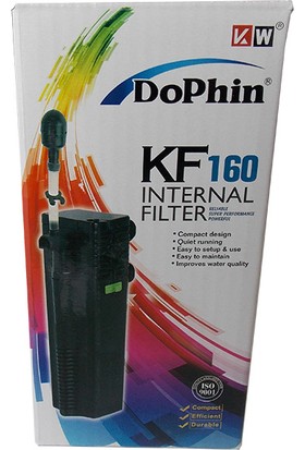 Dophin Kf 160 Akvaryum İç Filtresi Su Debisi 200 lt/saat