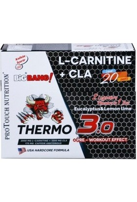 Protouch Nutrition Bigbang Thermo 3.0 L Carnitine ( Lkarnitin ) + Cla 100 ml x 20 Ampül Okaliptus &amp; Limon