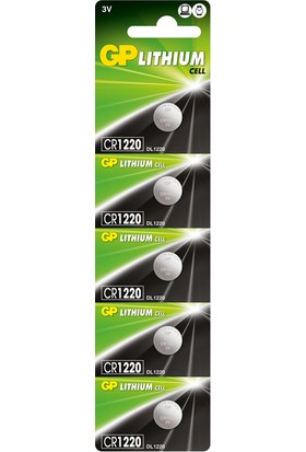 Gp Cr1220 3V Lithium 5Li Kartela