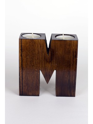 AHŞAP HARF MUMLUK -M HARFİ-