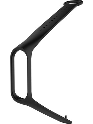 Microsonic Xiaomi Mi Band 3 / Mi Band 4 Silikon Kordon - Siyah