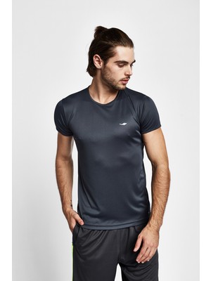 Lescon 19S-1220-19N Gri Erkek Kısa Kollu T-Shirt