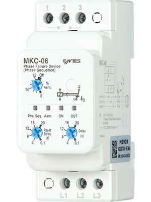 Entes Motor Faz Koruma Röleleri Mkc-06