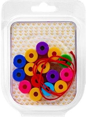 Kiddy Geometrik Boru Boncuk Plastik 12'li Asetat Kutu