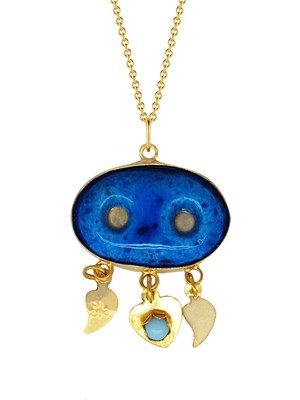 Altınsepeti Altın Mardin Süryani Nazar Kolyesi AS1408KL