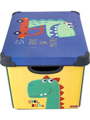 Qutu Style Box Dude Dekoratif Kutu - 20 Litre