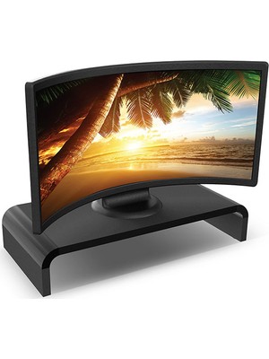 Everest MS-E01 Ahşap Monitör Standı