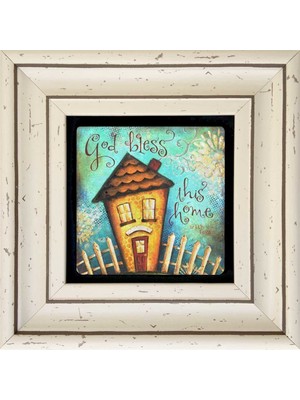 Oscar Stone Decor Çerçeveli Taş Duvar Dekoru