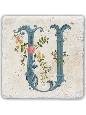 Oscar Stone Decor Harf Bardak Altlığı