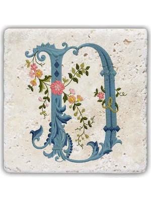 Oscar Stone Decor Harf Bardak Altlığı