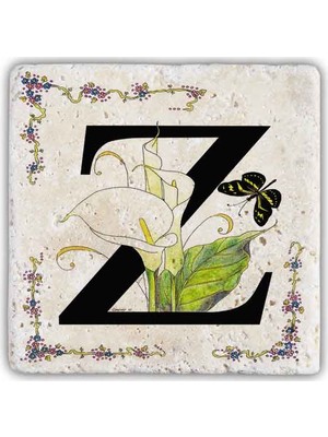 Oscar Stone Decor Harf Bardak Altlığı