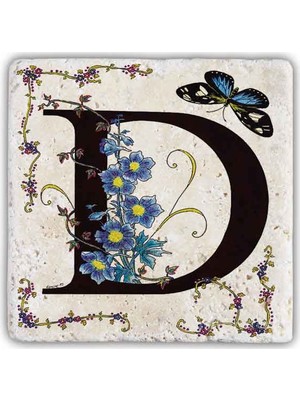 Oscar Stone Decor Harf Bardak Altlığı