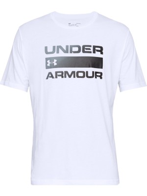 Under Armour Ua Team Issue Wordmark Ss Beyaz Erkek T-Shirt 1329582-100