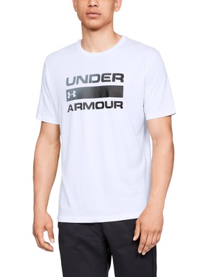 Under Armour Ua Team Issue Wordmark Ss Beyaz Erkek T-Shirt 1329582-100