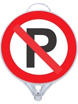 MFK Plastik MFK9104 Yuvarlak Park Yapılmaz Tabela