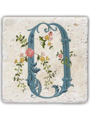 Oscar Stone Decor Harf Bardak Altlığı
