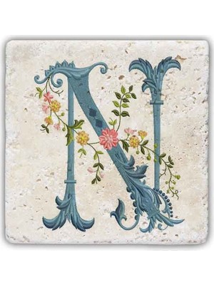 Oscar Stone Decor Harf Bardak Altlığı