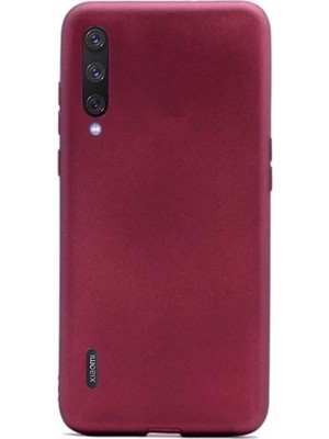 Case Street Xiaomi Mi 9 Lite Kılıf Premier Silikon Esnek Koruma + Nano Ekran Koruyucu Mürdüm